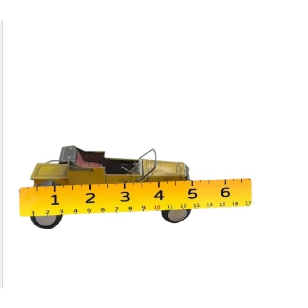 Vintage Made In Japan Tin Litho Friction Touring Car Roadster Convertible Toy